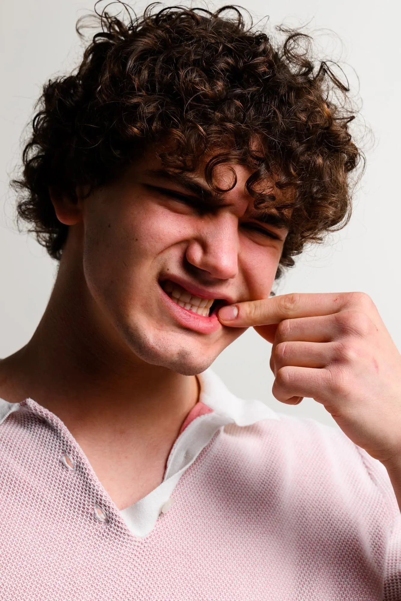 Confident patient considering gum grafting at a periodontal consultation