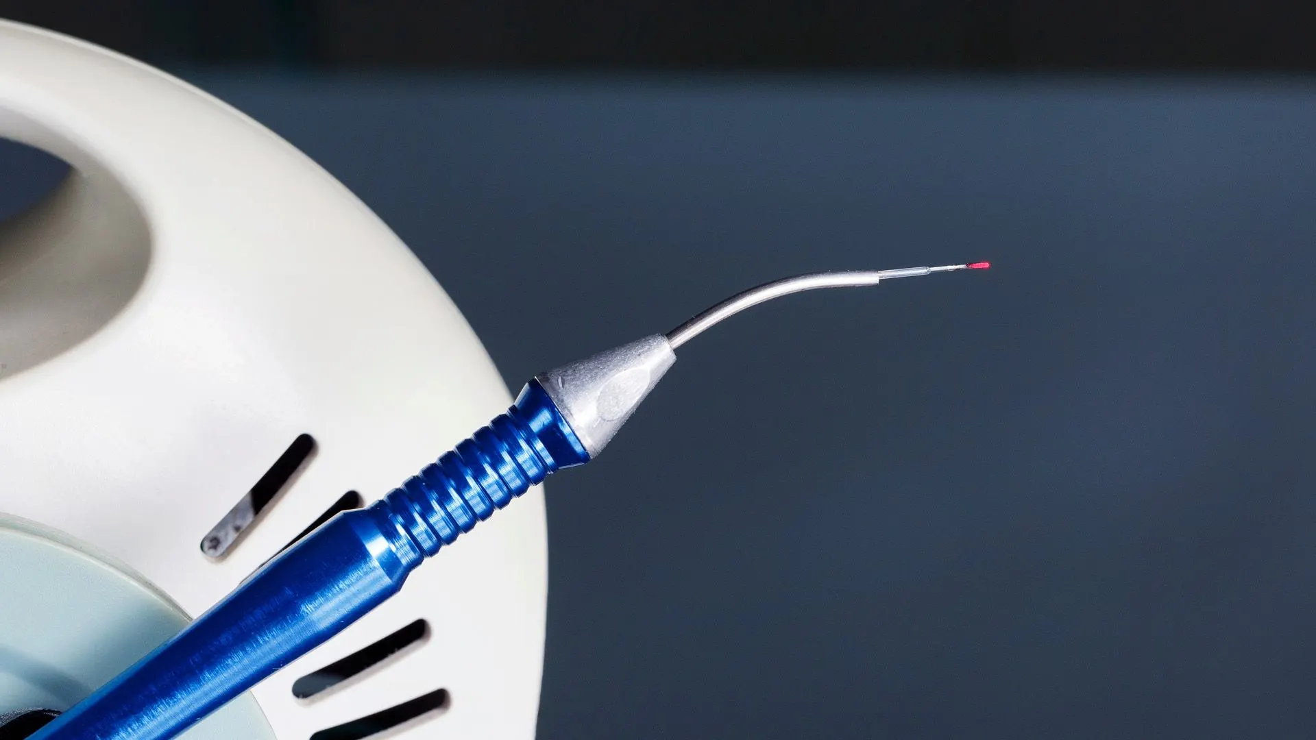 Patient receiving comfortable soft-tissue laser dentistry treatment at Cook Family Dentistry in Santa Rosa Beach