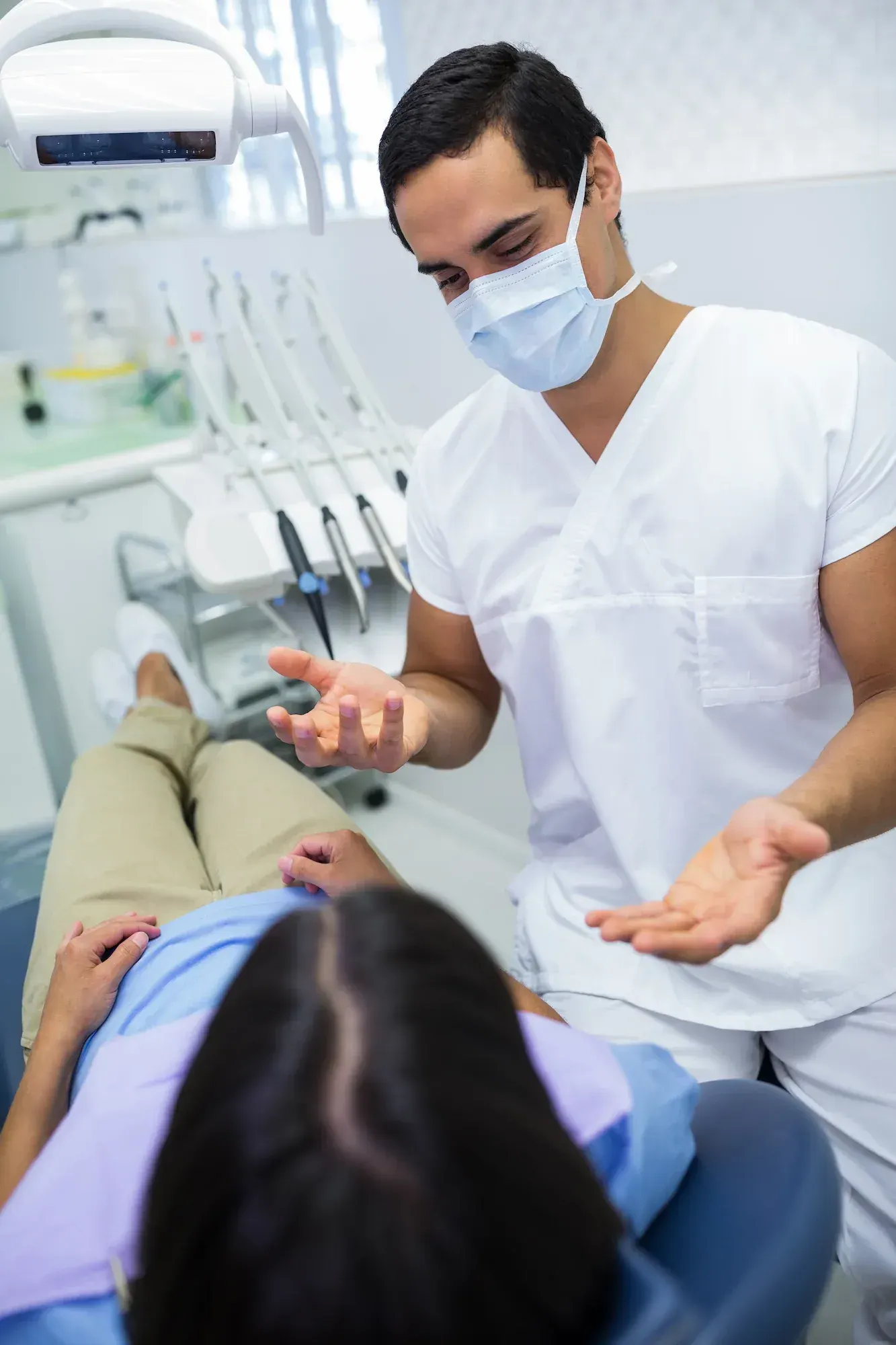 Close up of modern soft-tissue dental laser used at Cook Family Dentistry