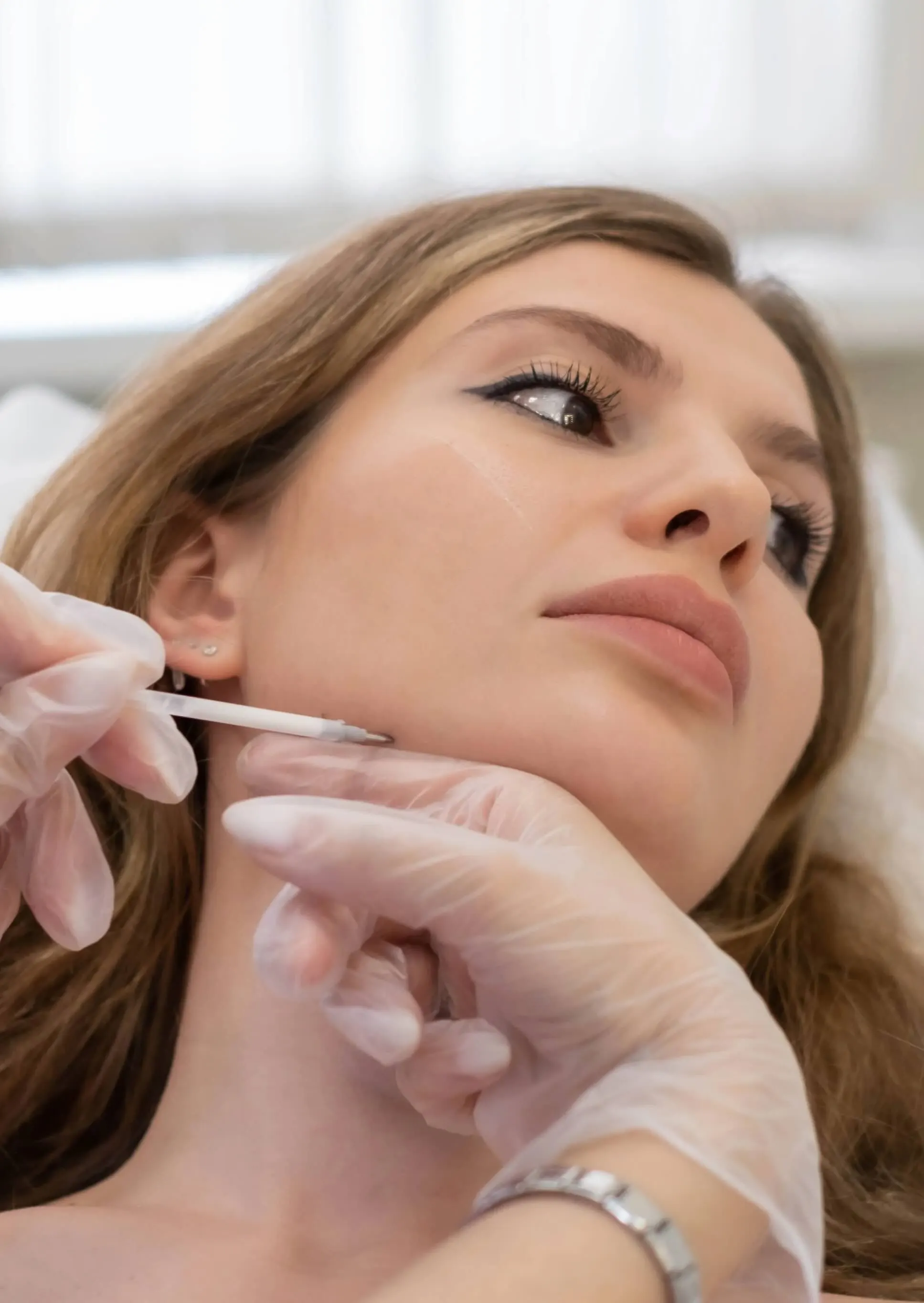 Confident patient considering dermal filler treatment in Santa Rosa Beach