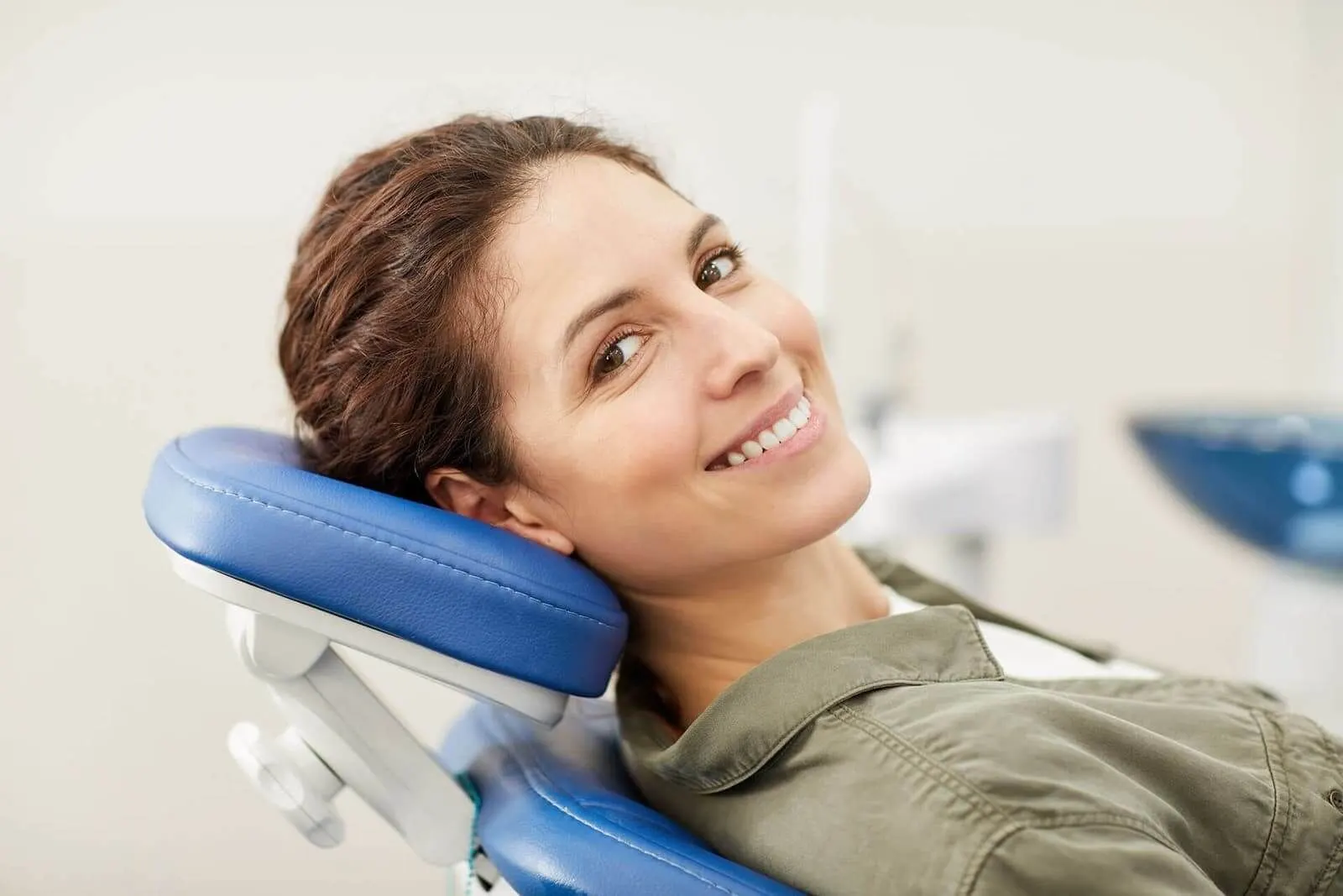 Dr. Cook fitting an implant support crown at Cook Family Dentistry in Santa Rosa Beach